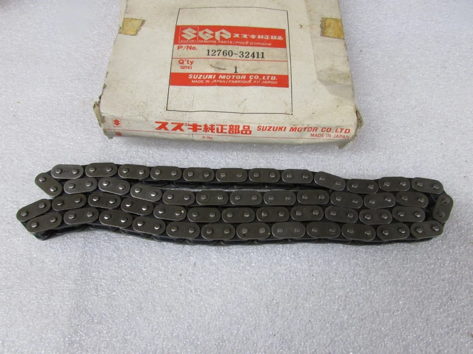 NUEVO 1982 82 SUZUKI GN400T OEM EJE DE LEVA TRANSMISIÓN CADENA DE DISTRIBUCIÓN 12760-32411 Foto 1 de 1