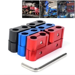 3X Aluminum Car Engine Spark Plug Wire Separator Divider Part Fit for 8/9/10mm - Picture 1 of 18