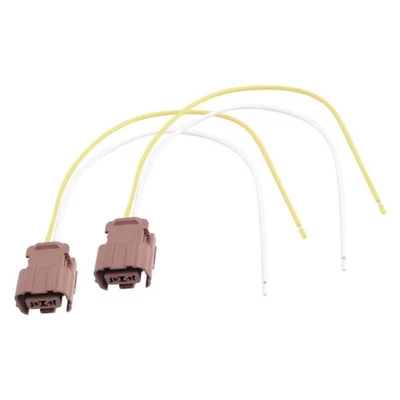 2x Fit For Jeep Wrangler 10-24 Fog Light Lamp Bulb Female Socket Wire Pigtail A4 - Image 1 of 4