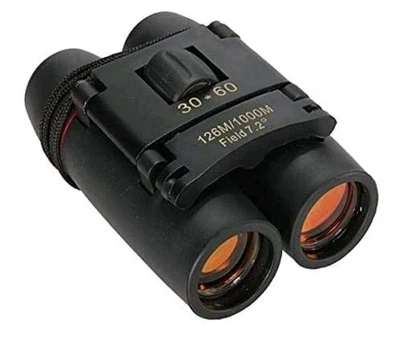 30x60 Zoom Binoculars Outdoor Travel Compact Folding Telescope Hunting Day/Night - Image 1 of 4
