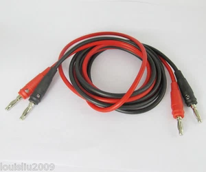 3pairs 1.5M/5F 2 Color Silicone Test Cable 4mm Banana Plug to Banana Male Female - Picture 1 of 2