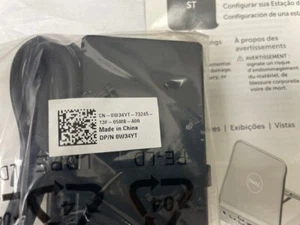 NEW! Dell 45W 19.5 AC Adapter Latitude Z, Latitude Z600 Series W34YT FA45NE1-00 - Picture 1 of 1
