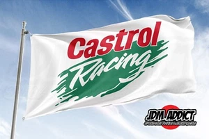 Bandera Castrol Racing Estilo JDM Garaje Taller - 150 x 90 cm - 3 x 5 pies - Imagen 1 de 7