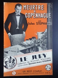 Meutre à Copenhague Stephane Steeman Jury 5 Récits complet Roman policier BE+ - Picture 1 of 1