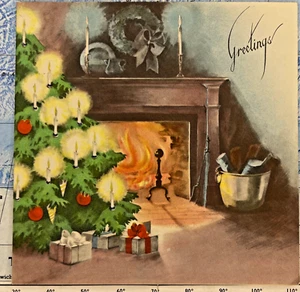 Whitman Grüße Gute Wünsche Weihnachtszeit Karte 1326-A OHNE UMSCHLAG - Bild 1 von 4