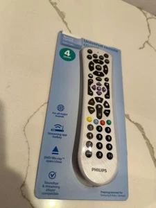 Philips 4-Device Universal Remote Control - Pearl White - Picture 1 of 3