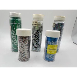 Menge 5 Gick Crafts Glitzer Mehrfarbig, Fein, Prisma Stardust Kunsthandwerk - Bild 1 von 8