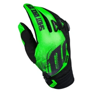 SHOT DEVO VENOM YOUTH MX MOTO-CROSS OFF-ROAD NEON GREEN 12/13yr GLOVES - Picture 1 of 1