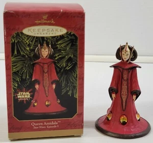P) Ornamento de recuerdo con sello de Star Wars 1999 de colección Capitana Reina Amidala - Imagen 1 de 8