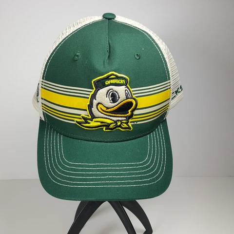 Oregon Ducks Adjustable Snapback Green Yellow Hat Cap Mascot Cover