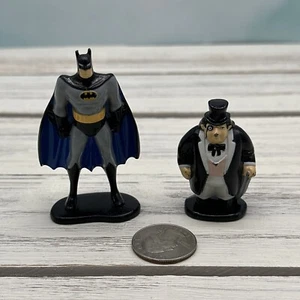 BATMAN: The Animated Series ERTL Diecast Batman / Penguin 3" Figures LOOSE - Picture 1 of 2
