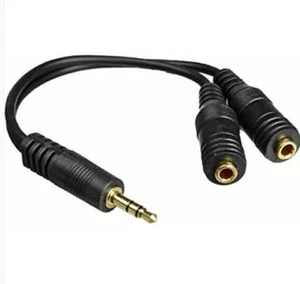 Divisor de auriculares Belkin para altavoces y auriculares cable de audio auxiliar de 3,5 mm - Imagen 1 de 4
