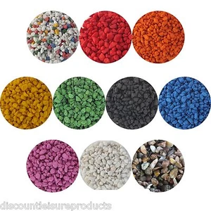 Coloured Aquarium Fish Tank Gravel Stones Substrate - 1/2/5/10/20Kg - UK Brand - Picture 1 of 22