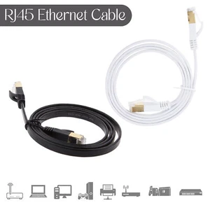 1M CAT7 RJ45 Ethernet Cable Network LAN Patch Lead Fast Speed Router to PC - Picture 1 of 18