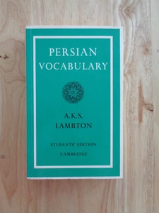 Persian Vocabulary by Ann K. S. Lambton SC 1998 - Imagen 1 de 1