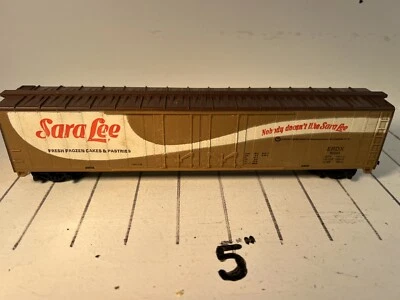 Vintage HO Scale Tyco Sara Lee ERDX 10061 Long Box Car - Image 1 of 4