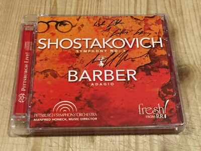 Signed by MANFRED HONECK Shostakovich Symphony No.5 REFERENCE RECORDINGS SACD - Bild 1 von 2