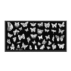Stainless Steel Butterfly Polish Stamper Lace Love Heart Nail Art Stamping Plate