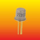 2T203B LOT OF 5 SOVIET GOLD-PLATED SILICON PNP TRANSISTOR 0.15W 50mA