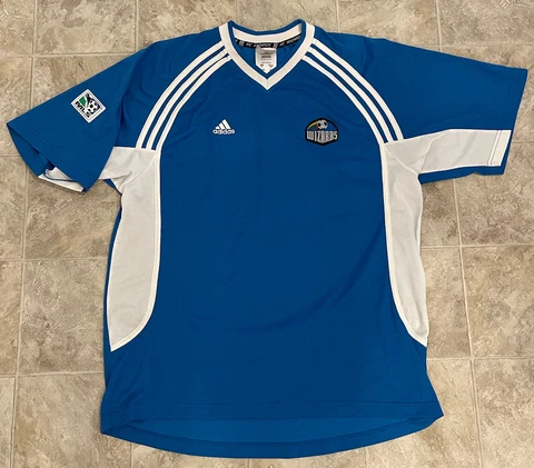 Vintage Kansas City Wizards Soccer Jersey; Mens Medium; Adidas Practice Football Cover
