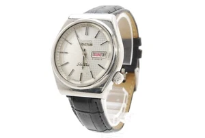 Vintage SEIKO Actus SilverWave 6306-8010 Day Date Automatic Men's Watch 21Jewel - Picture 1 of 8