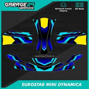 EUROSTAR MINI DYNAMICA KART STICKER KIT - MATRIX - COLOUR 3 - CUSTOMISABLE - Picture 1 of 3