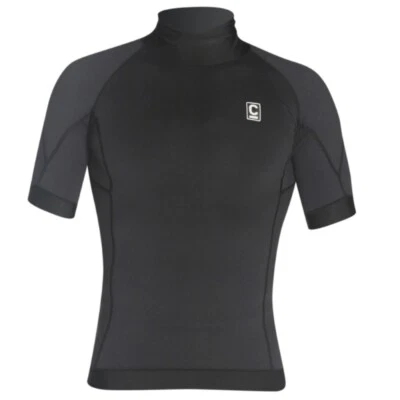 C-Skins Mens Thermal High Collar Rash Vest NEW HDI Polypro lycra - Image 1 of 4