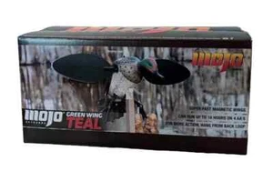 Mojo Outdoors Greenwing Teal Drake Decoy Motorized Spinning Wings Duck Hunting - Picture 1 of 5