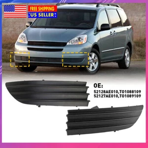 Left & Right Fog Light Cover Set For 2004 2005 Toyota Sienna TO1089109 TO1088109 - Picture 1 of 13