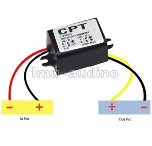 Convertidor de voltaje a prueba de agua convertidor de potencia de DC 12V a 6V 3A nuevo - Imagen 1 de 4