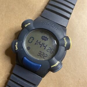 Swatch Beat Provider SXN100 BLUE Watch RARE Digital Watch Vintage Works!