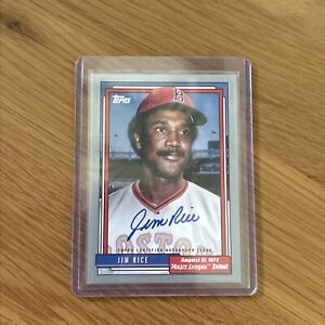 Jim Rice Red Sox 2022 Topps Archives AUTO Silver /99