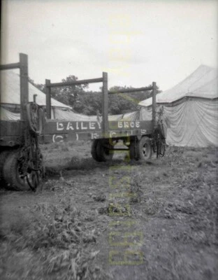 Dailey Bros Circus - Pole Wagon - c1940-50s - Negativo vintage Foto 1 de 3