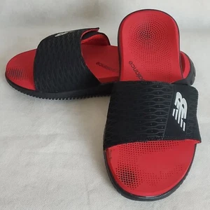 NEW BALANCE MOJO SLIDE SANDALS MEN'S ADJUSTABLE STRAP SIZE 8 RED/BLACK COMFORT - Picture 1 of 11