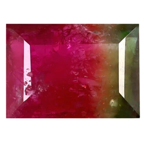0.96 ct Octagon (7 x 5 mm) Unheated / Untreated Watermelon Tourmaline Gemstone - Picture 1 of 1