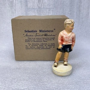 Sebastian Miniatures Figurine "Sidewalk Days Boy" 1978 6229 Numbered 4" - Picture 1 of 12