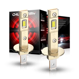 2X H1 LED Headlight White Light Lamp High/Low Beam 12V 6000K Bulb 55W - Picture 1 of 13