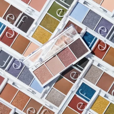 Elf Bite-Size Mini Eyeshadow Quad Palette 4 Rich Blendable High Pigment Colours - Image 1 of 4