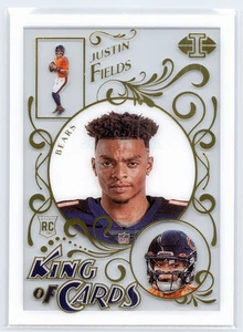 2021 Panini Illusions King of Cards RC #14 Justin Fields Rookie  Card - Picture 1 of 2