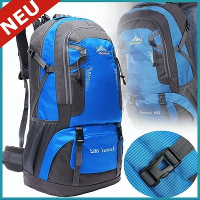 60L Tactical Rucksack Herren Wasserdicht Wanderrucksack Backpack Trekking Damen - Bild 1 von 4