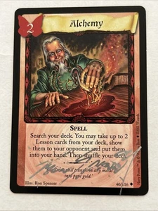 HARRY POTTER TCG | Alchemy SIGNED by Ron Spencer #40/116 - Picture 1 of 8