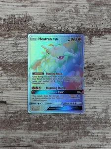 Heatran GX (Secret) 238/236 Sm-Unified Minds Holo Pokemon TCG - NM - Picture 1 of 2