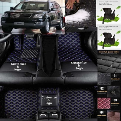 For Kia Borrego Car Floor Mats Luxury Waterproof Carpets Liners Interior Auto - Image 1 of 4