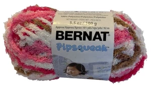 Bernat Pipsqueak Yarn Neopolitan 3.5 Oz Polyester Soft Baby Blanket Knit Crochet - Picture 1 of 6
