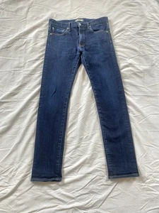 Uniqlo Jeans Raw Slim Selvedge Denim Men’s 30x29 Low Rise Straight Fit - Picture 1 of 11