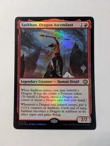 Sarkhan, Dragon Ascendant - Promo Pack: Tarkir: Dragonstorm - Foil - (0118) - NM - Picture 1 of 2