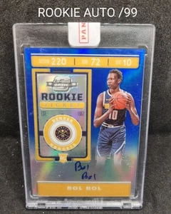 2019 OPTIC ROOKIE TICKET AUTO /99 BOL BOL #118. NUGGETS - Picture 1 of 2