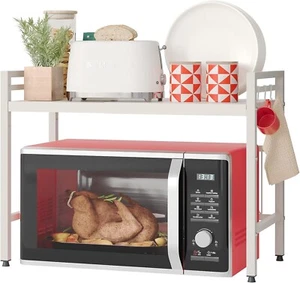 Scaffale Mensola Salvaspazio 2 Livelli Casa e Cucina Mobile Per Forno Microonde - Foto 1 di 6