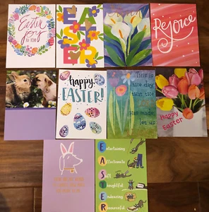 10 recycelte Grußkarten Oster lustig - Bild 1 von 4