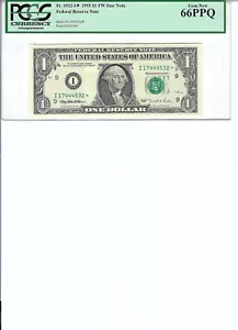 1995 $1 FRN FR1922-I* PCGS 66 PPQ, Minneapolis * Note S/N I17444532*!!! - Picture 1 of 2